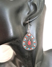 Carlisle Filigree Teardrop Earrings