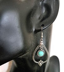 Dover Stylish Turquoise Drop Earrings