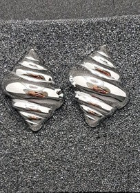 Michigan 3 Stainless Steel Tornado Stud Earrings
