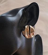 Minnesota 2 Stainless Steel Button Stud Earrings