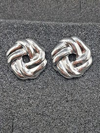 Minnesota 3 Stainless Steel Polo Stud Earrings