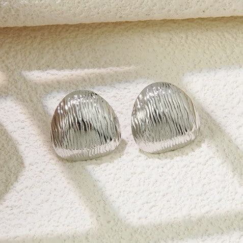 Montana 1 Stainless Steel Triangle Stud Earrings