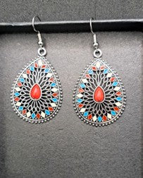 Carlisle Filigree Teardrop Earrings