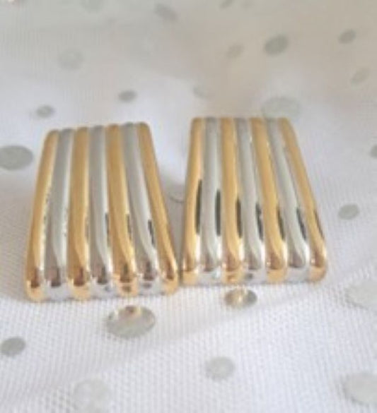 Arkansas Stainless Steel Earrings with 18ct Gold Plating