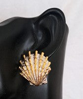 California Stainless Steel Earrings with 18ct Gold Plating