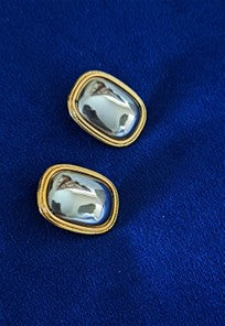 Florida Stainless Steel Earrings with 18ct Gold Plating
