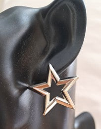 Maine Stainless Steel Star Stud Earrings