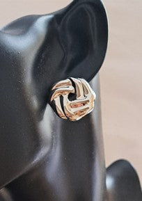 Minnesota 3 Stainless Steel Polo Stud Earrings